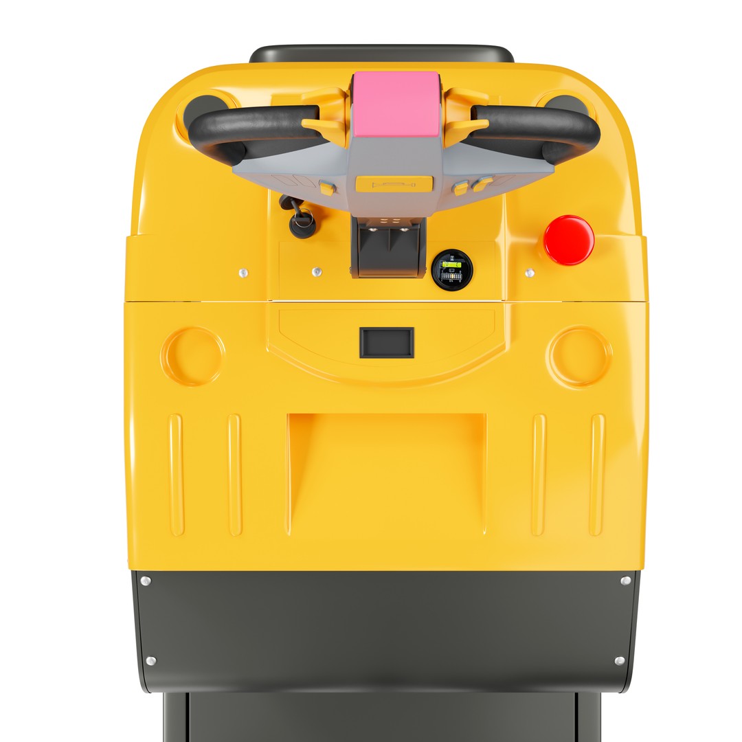 Electric Reach Forklift Truck 3D Model – High-Quality Industrial Asset, Blender - View 9