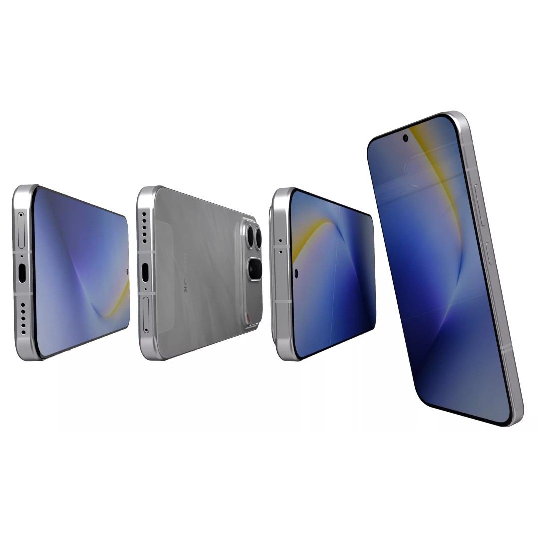 Honor Win Turbo White 3D Model – High Poly Phone Asset, 3DS Max - View 12