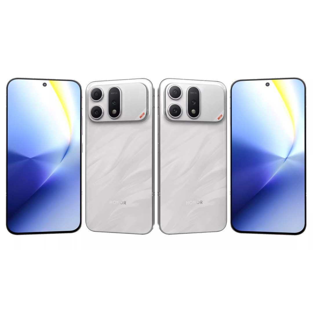 Honor Win Turbo White 3D Model – High Poly Phone Asset, 3DS Max - View 2