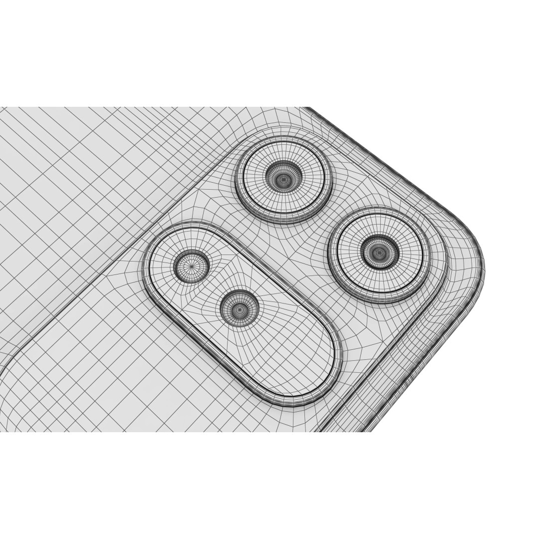 Honor Win Turbo White 3D Model – High Poly Phone Asset, 3DS Max - View 24