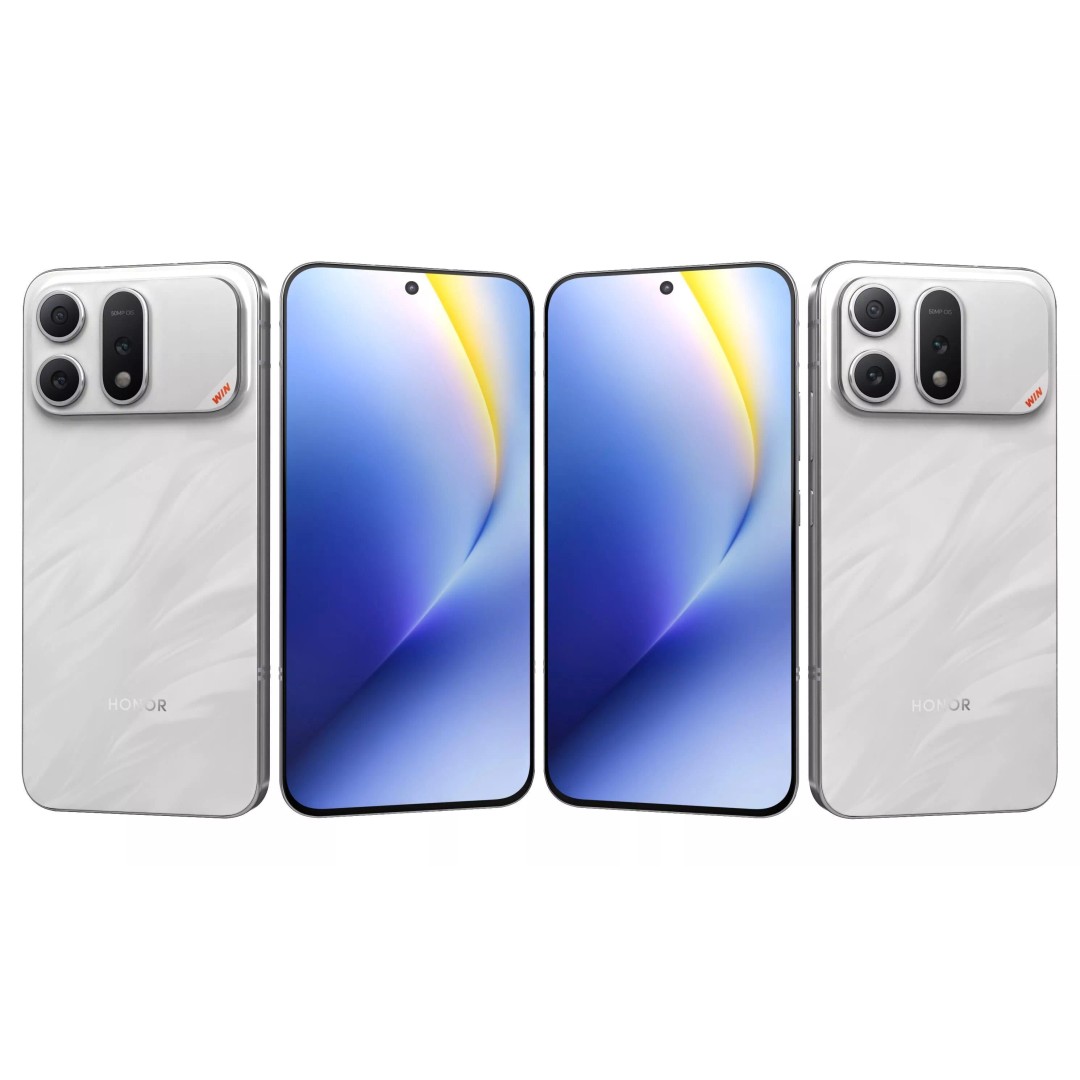 Honor Win Turbo White 3D Model – High Poly Phone Asset, 3DS Max - View 4