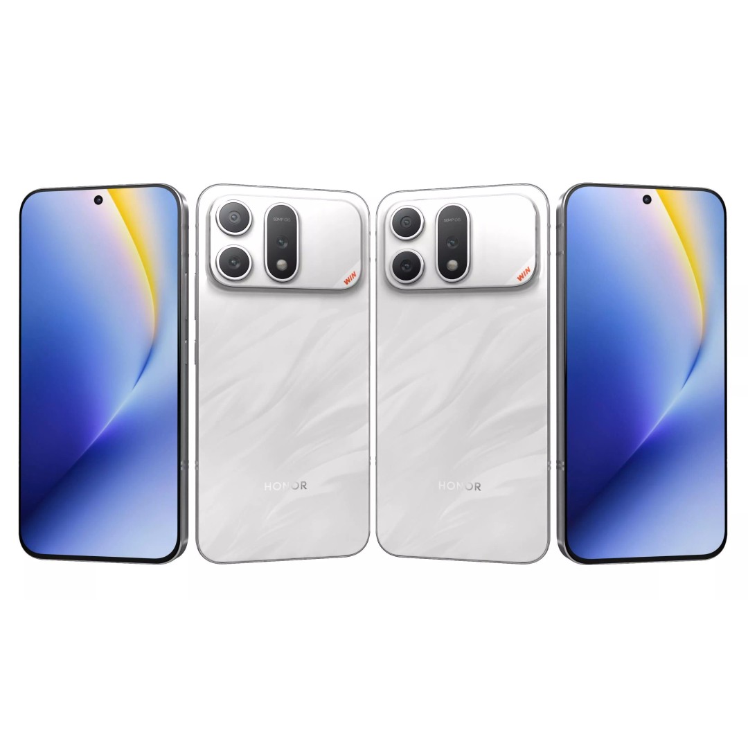Honor Win Turbo White 3D Model – High Poly Phone Asset, 3DS Max - View 5