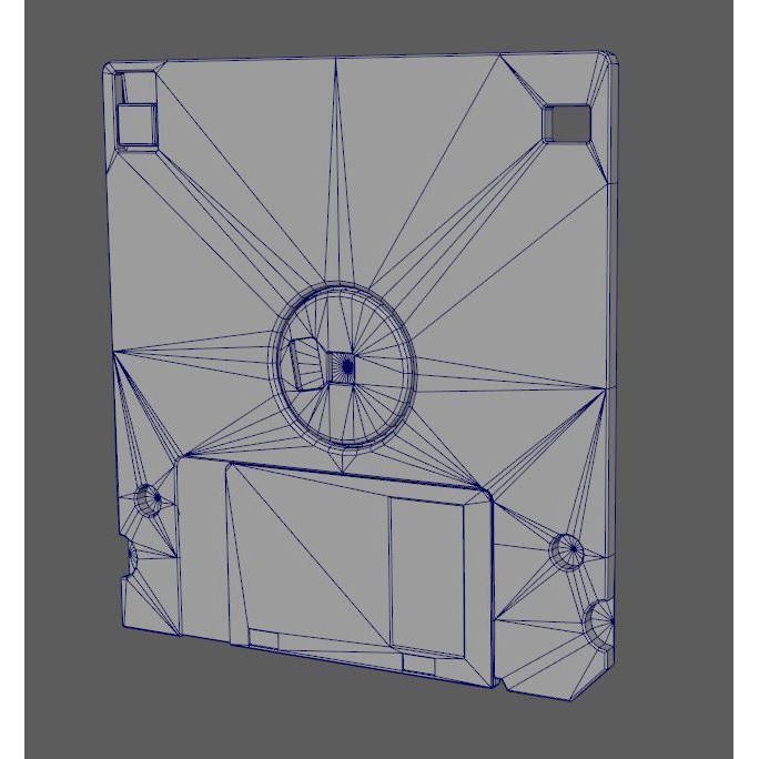 Floppy Disks 3D Model – Low Poly Retro Game Asset, FBX & OBJ - View 10