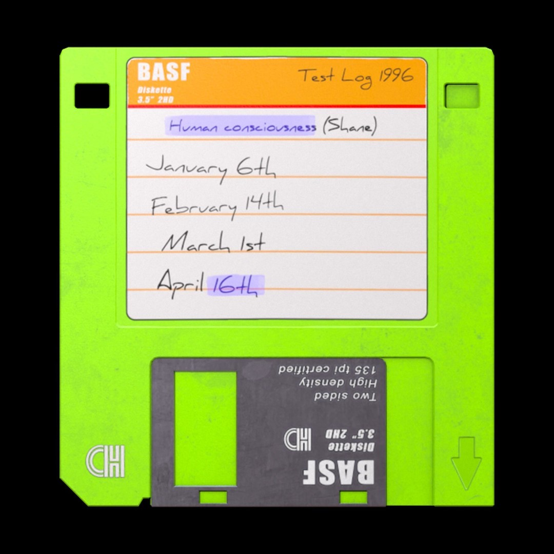 Floppy Disks 3D Model – Low Poly Retro Game Asset, FBX & OBJ - View 6