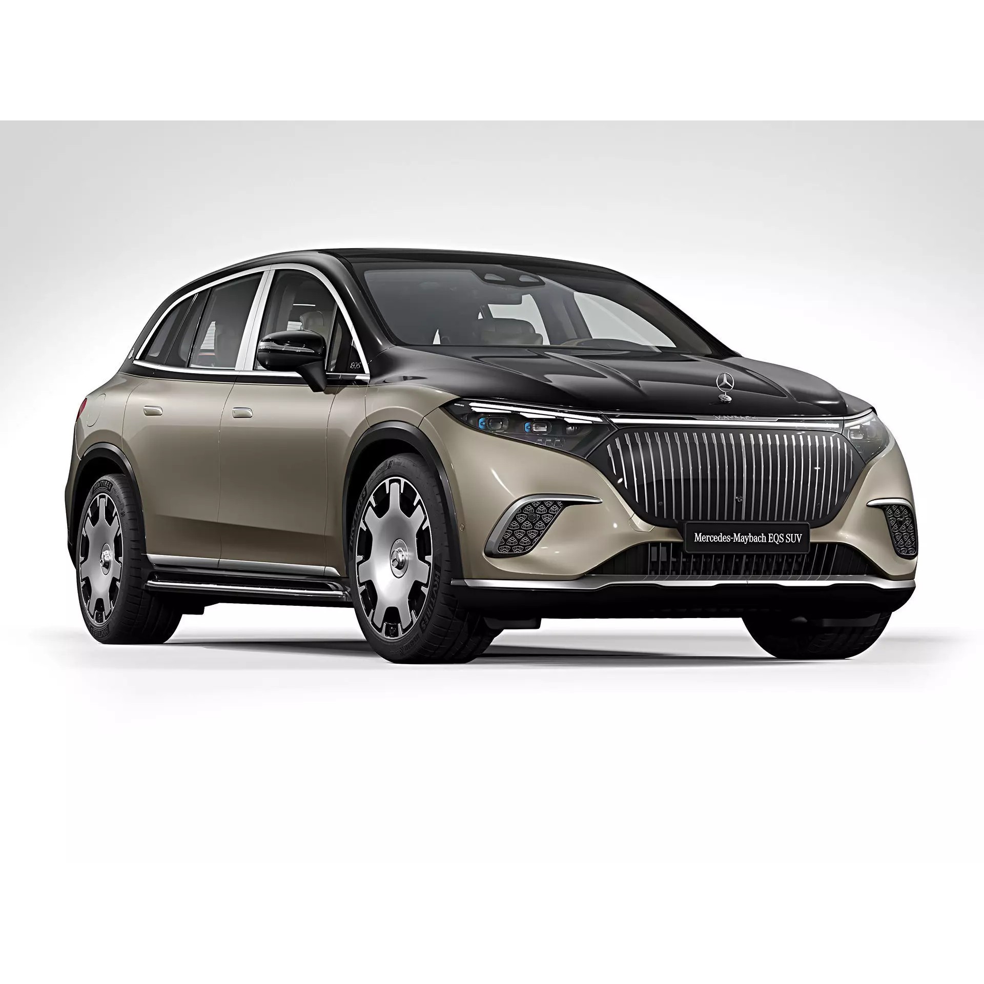 2024 Mercedes-Benz EQS SUV Maybach - High-Quality 3D Model - View 2