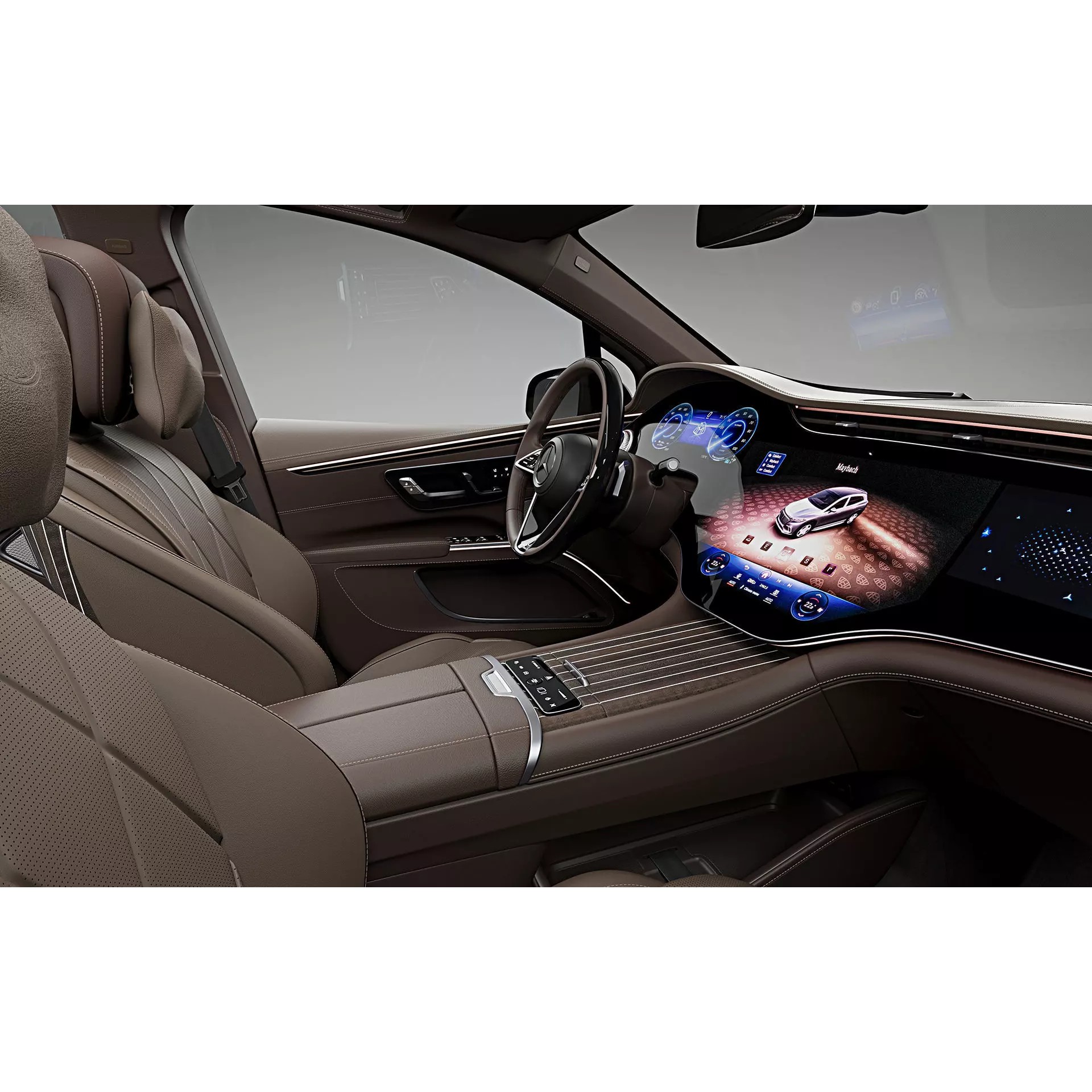 2024 Mercedes-Benz EQS SUV Maybach - High-Quality 3D Model - View 20