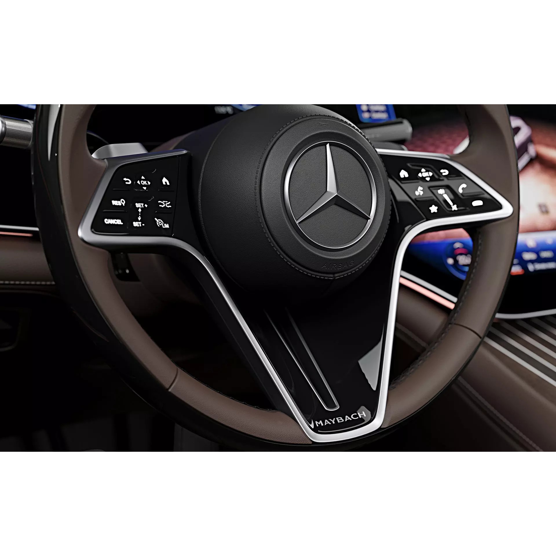 2024 Mercedes-Benz EQS SUV Maybach - High-Quality 3D Model - View 22