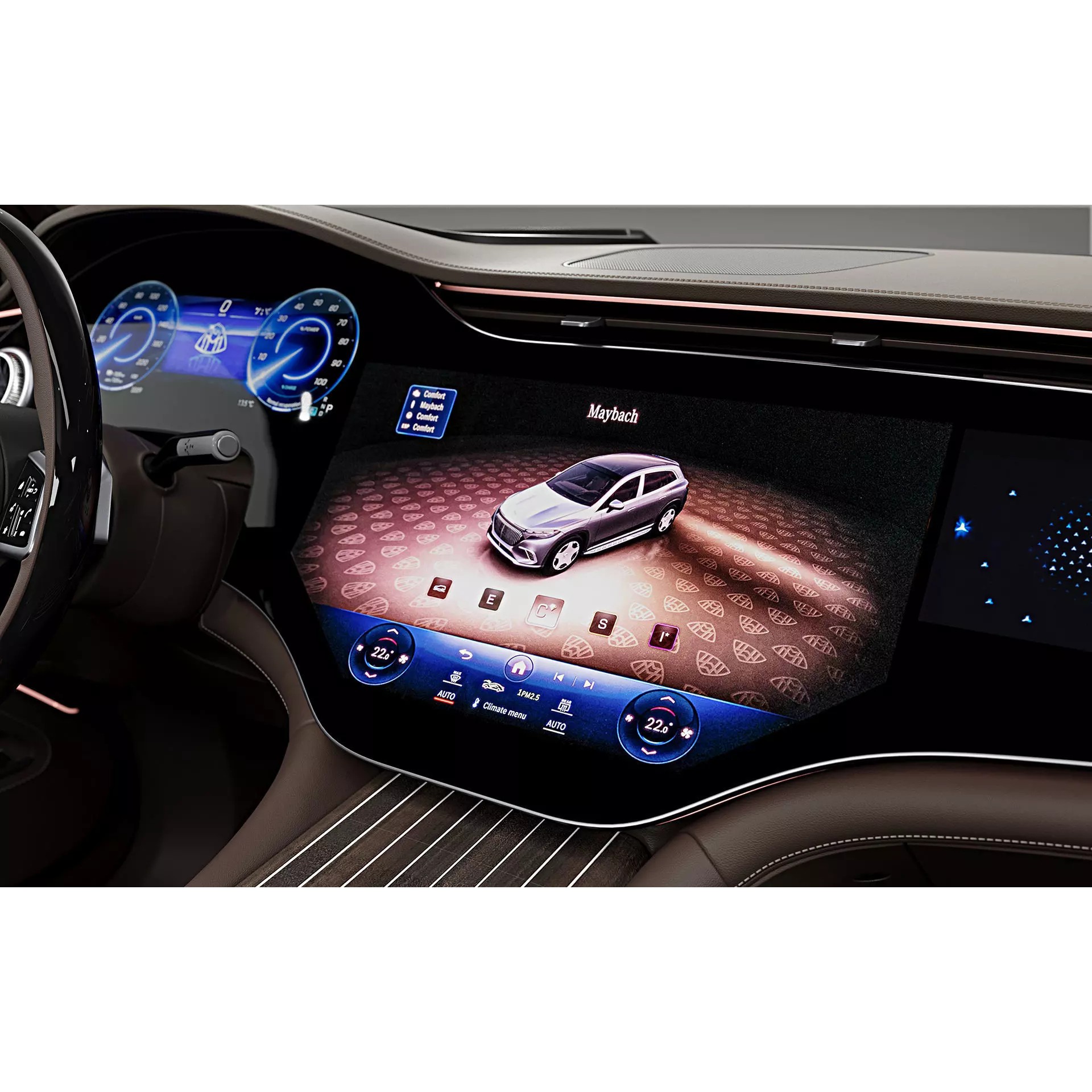 2024 Mercedes-Benz EQS SUV Maybach - High-Quality 3D Model - View 25