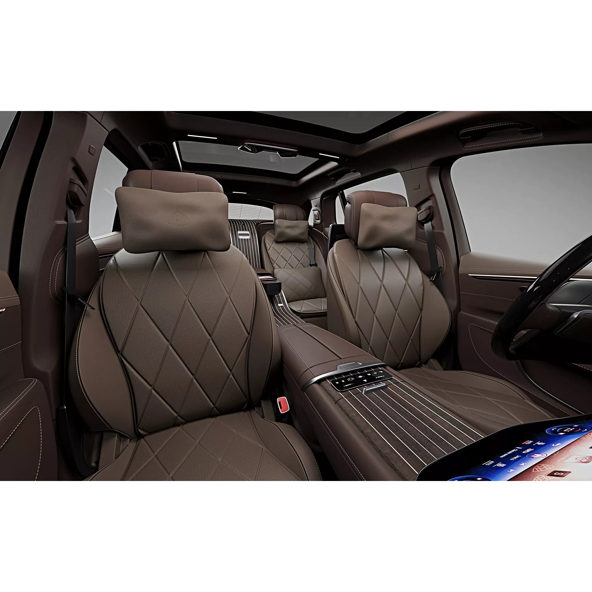 2024 Mercedes-Benz EQS SUV Maybach - High-Quality 3D Model - View 28