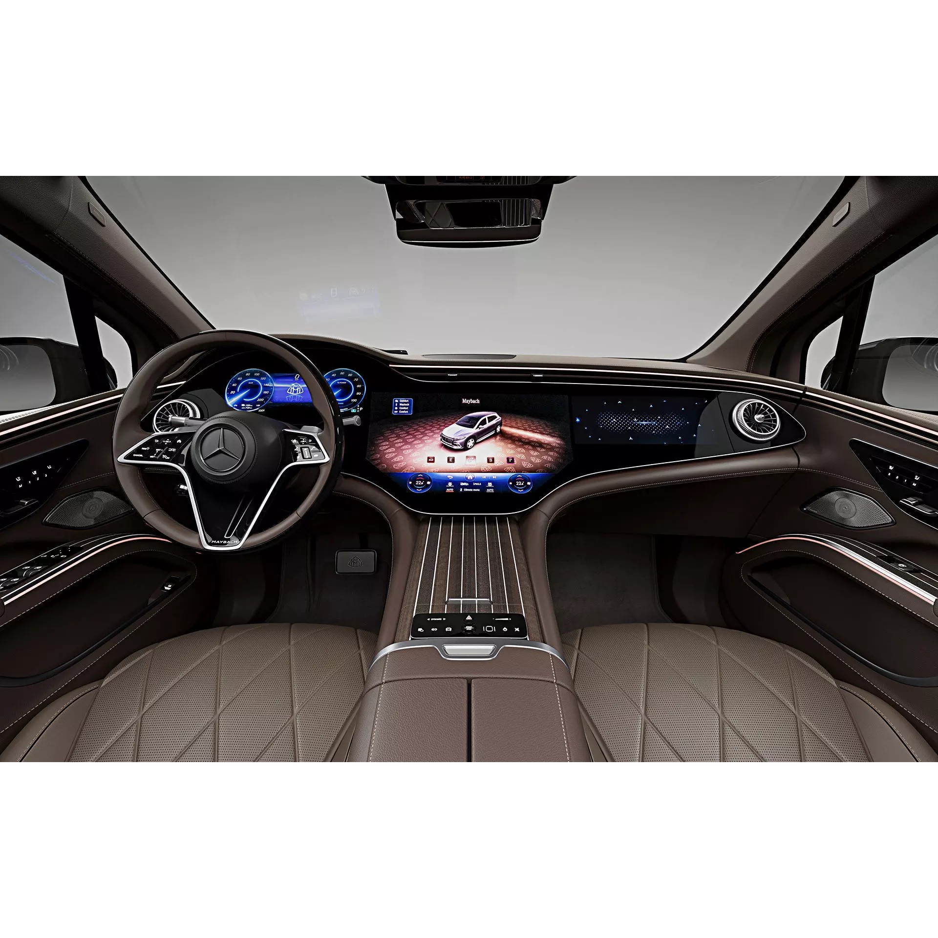 2024 Mercedes-Benz EQS SUV Maybach - High-Quality 3D Model - View 6