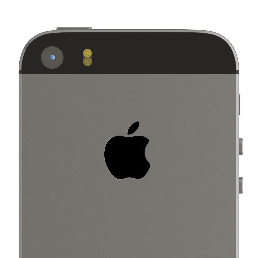 Apple iPhone 5s Gray 3D Model – High Poly PBR Game Asset, FBX, OBJ - View 6