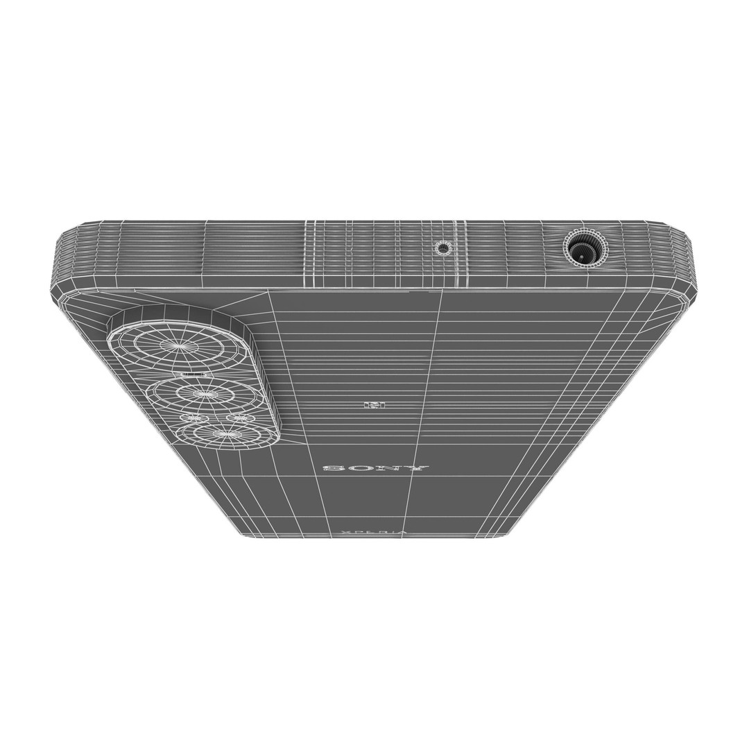 Sony Xperia 1 VII Slate Black 3D Model – High Poly PBR Asset, FBX