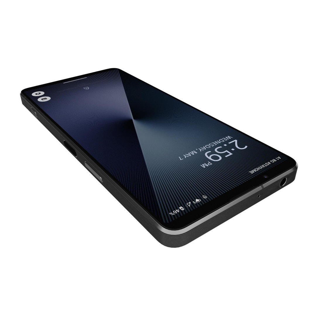 Sony Xperia 1 VII Slate Black 3D Model – High Poly PBR Asset, FBX - View 15