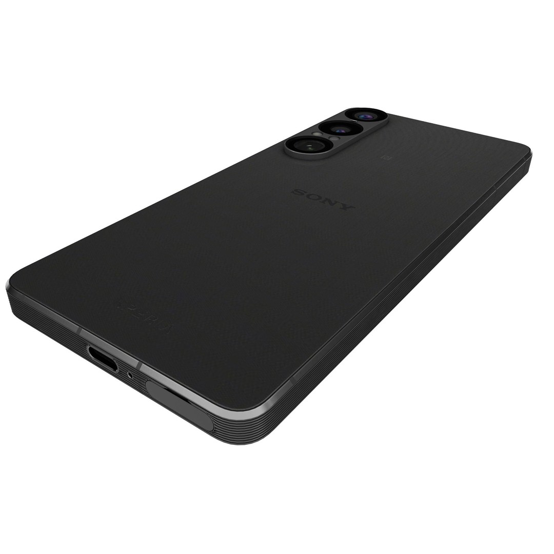 Sony Xperia 1 VII Slate Black 3D Model – High Poly PBR Asset, FBX - View 16