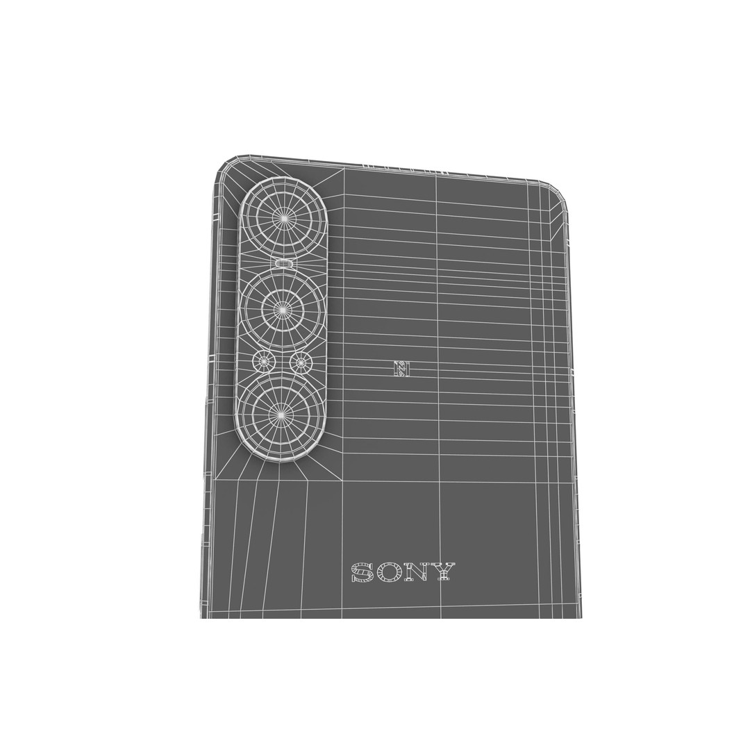 Sony Xperia 1 VII Slate Black 3D Model – High Poly PBR Asset, FBX - View 23