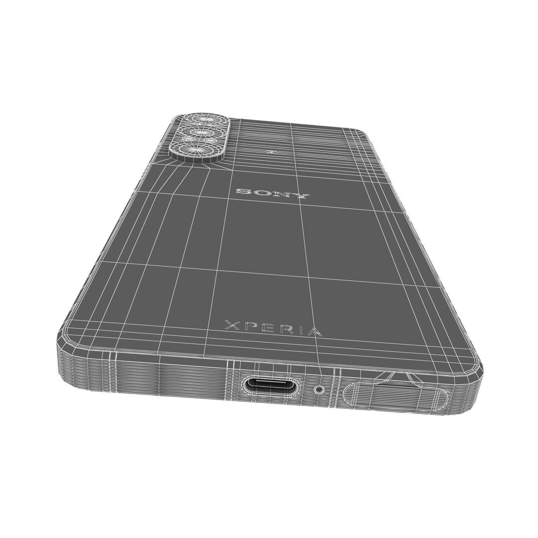 Sony Xperia 1 VII Slate Black 3D Model – High Poly PBR Asset, FBX - View 24