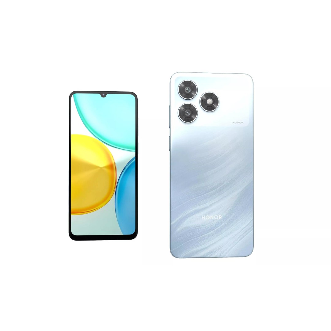 Honor X5d Blue 3D Model – High Poly Mobile Phone with Textures - View 2