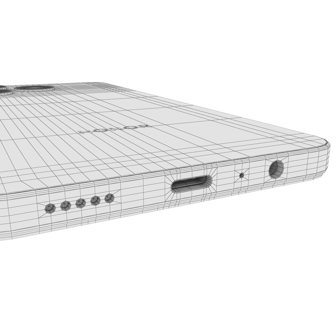 Honor X5d Blue 3D Model – High Poly Mobile Phone with Textures - View 22
