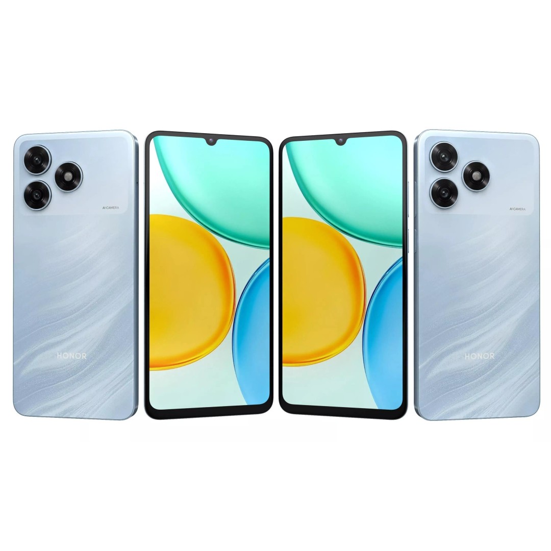 Honor X5d Blue 3D Model – High Poly Mobile Phone with Textures - View 6
