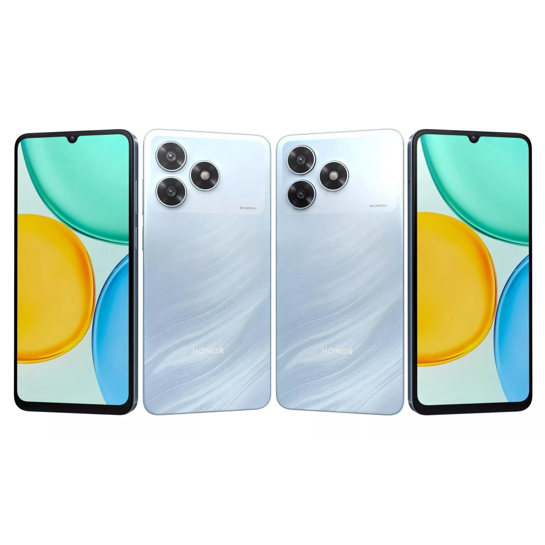 Honor X5d Blue 3D Model – High Poly Mobile Phone with Textures - View 7