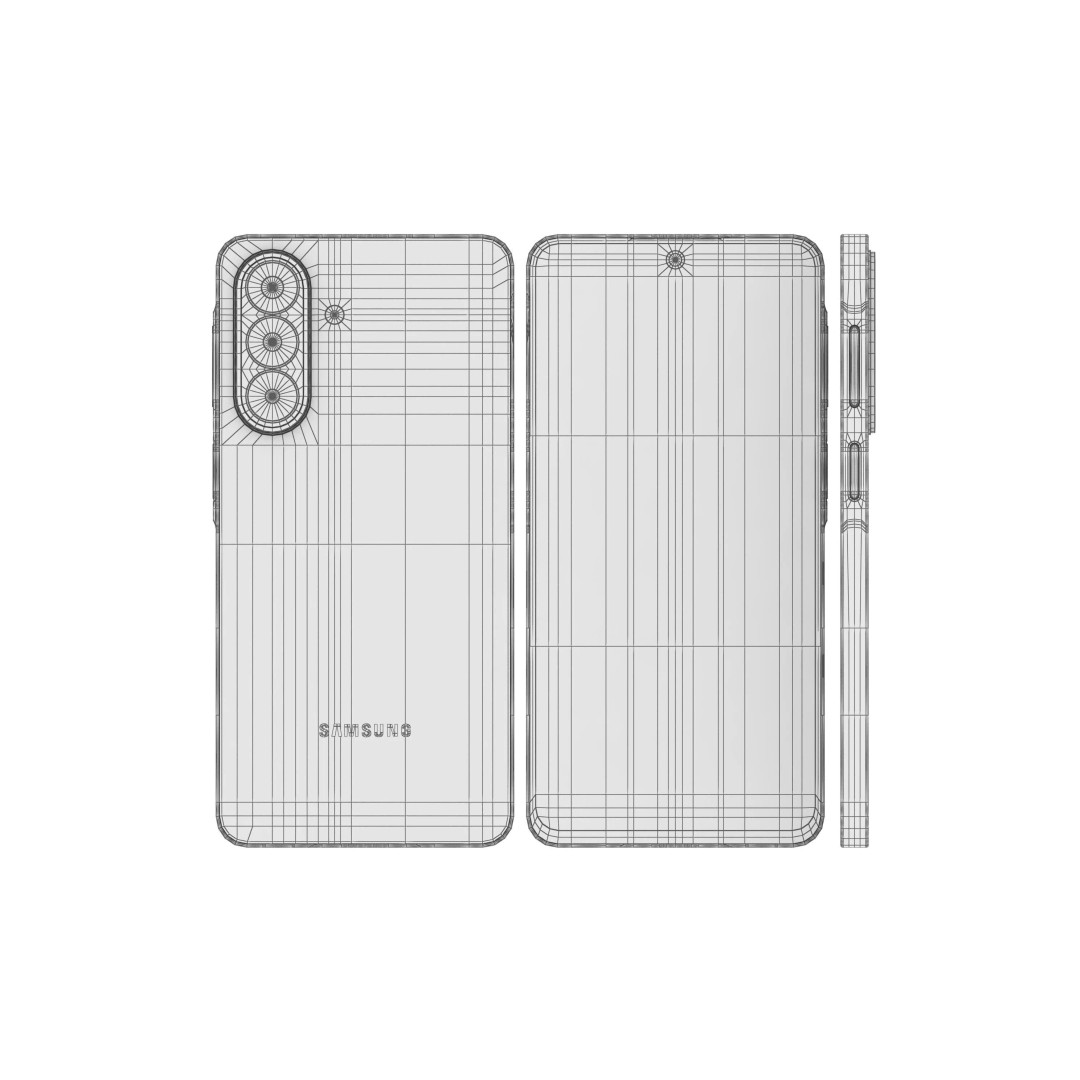 Samsung Galaxy F70 Pro Green 3D Model – High Poly Game Asset, 3DS Max - View 18