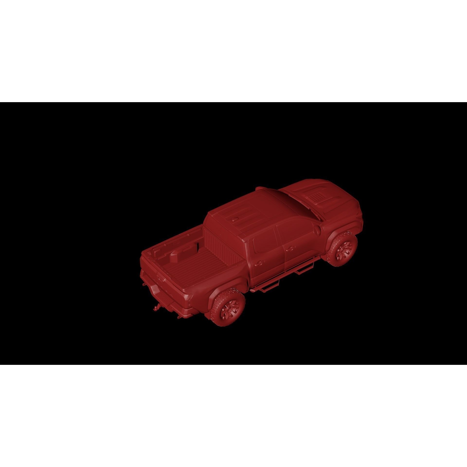 2024 Toyota Tacoma - Low-Poly Game-Ready 3D Model - View 19