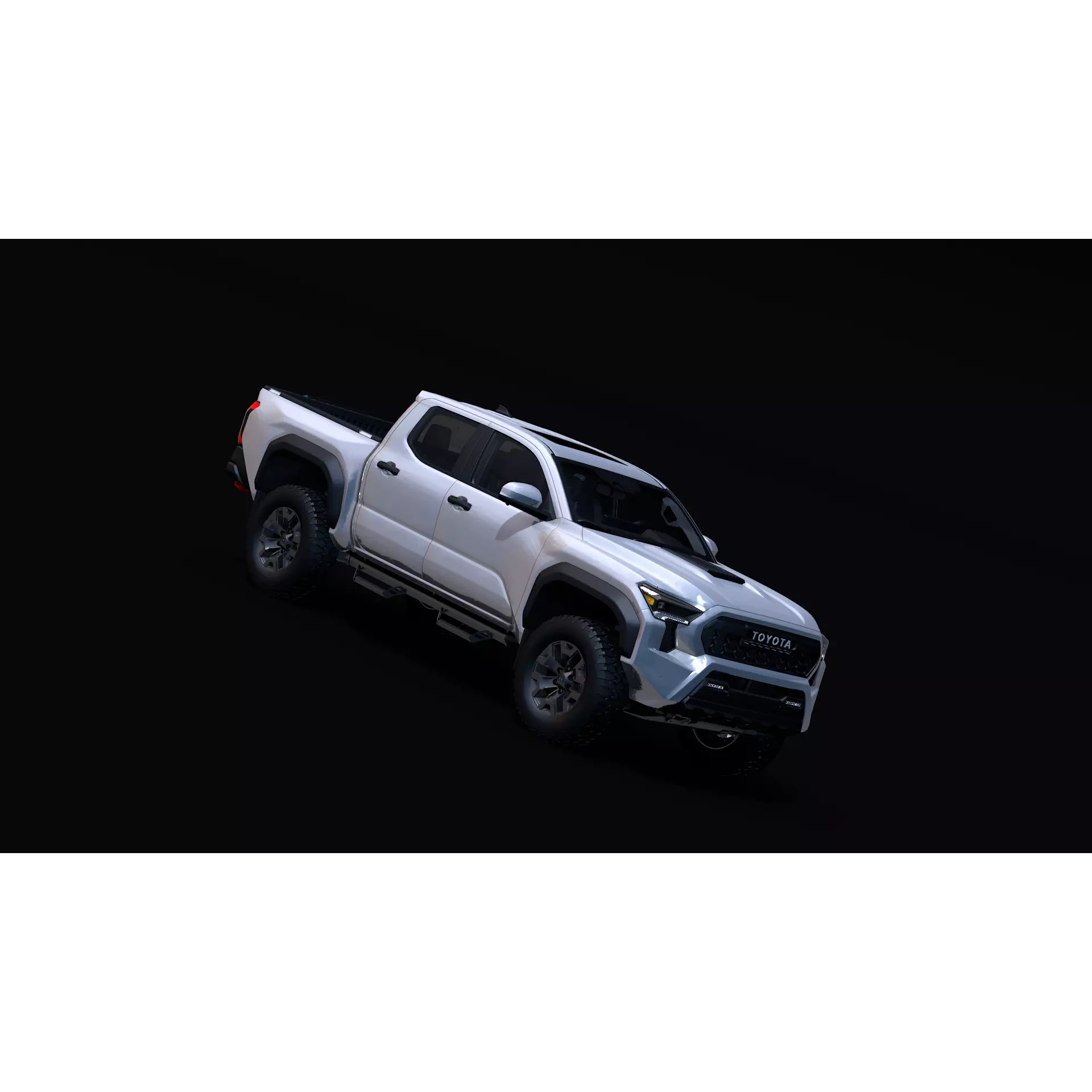 2024 Toyota Tacoma - Low-Poly Game-Ready 3D Model - View 2