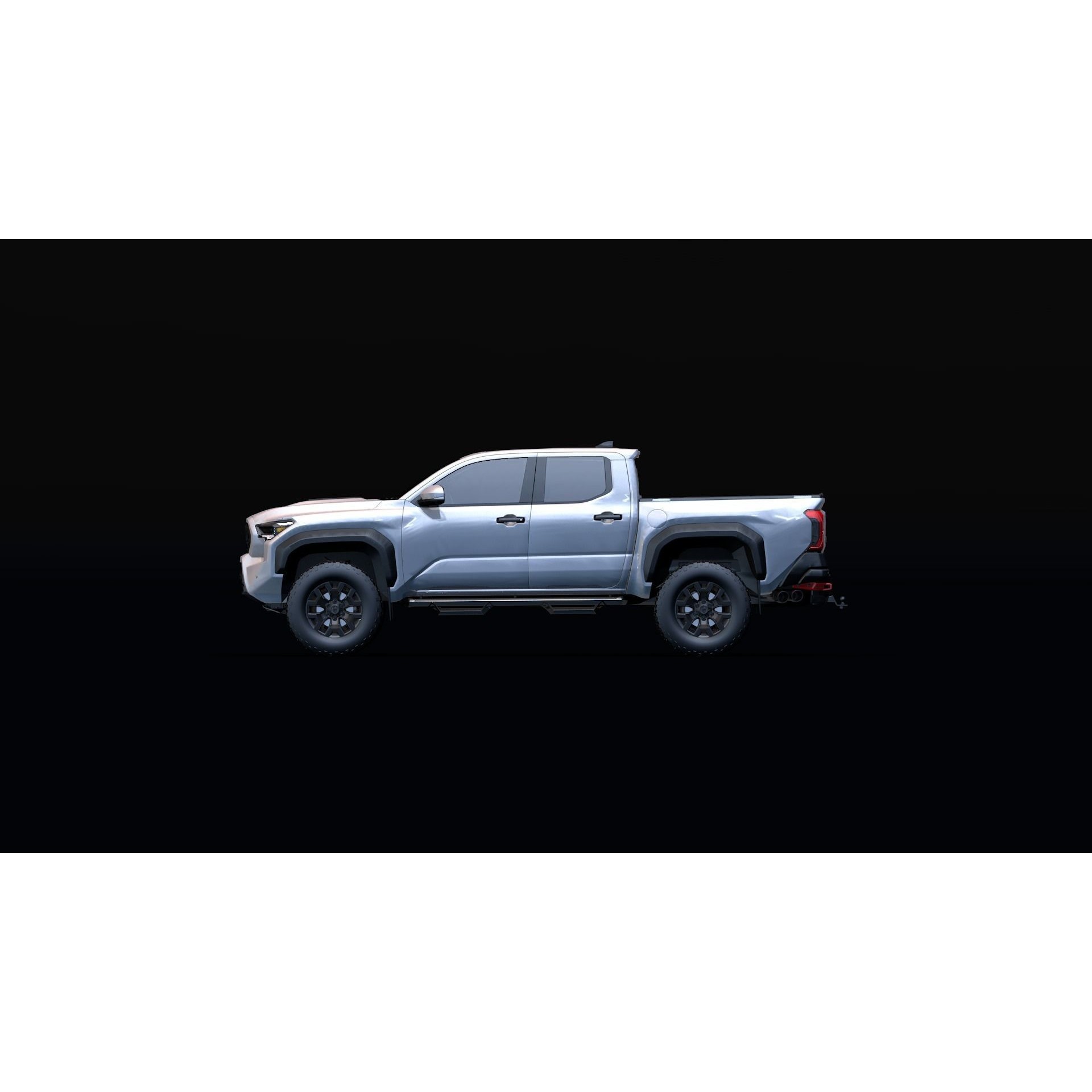 2024 Toyota Tacoma - Low-Poly Game-Ready 3D Model - View 6