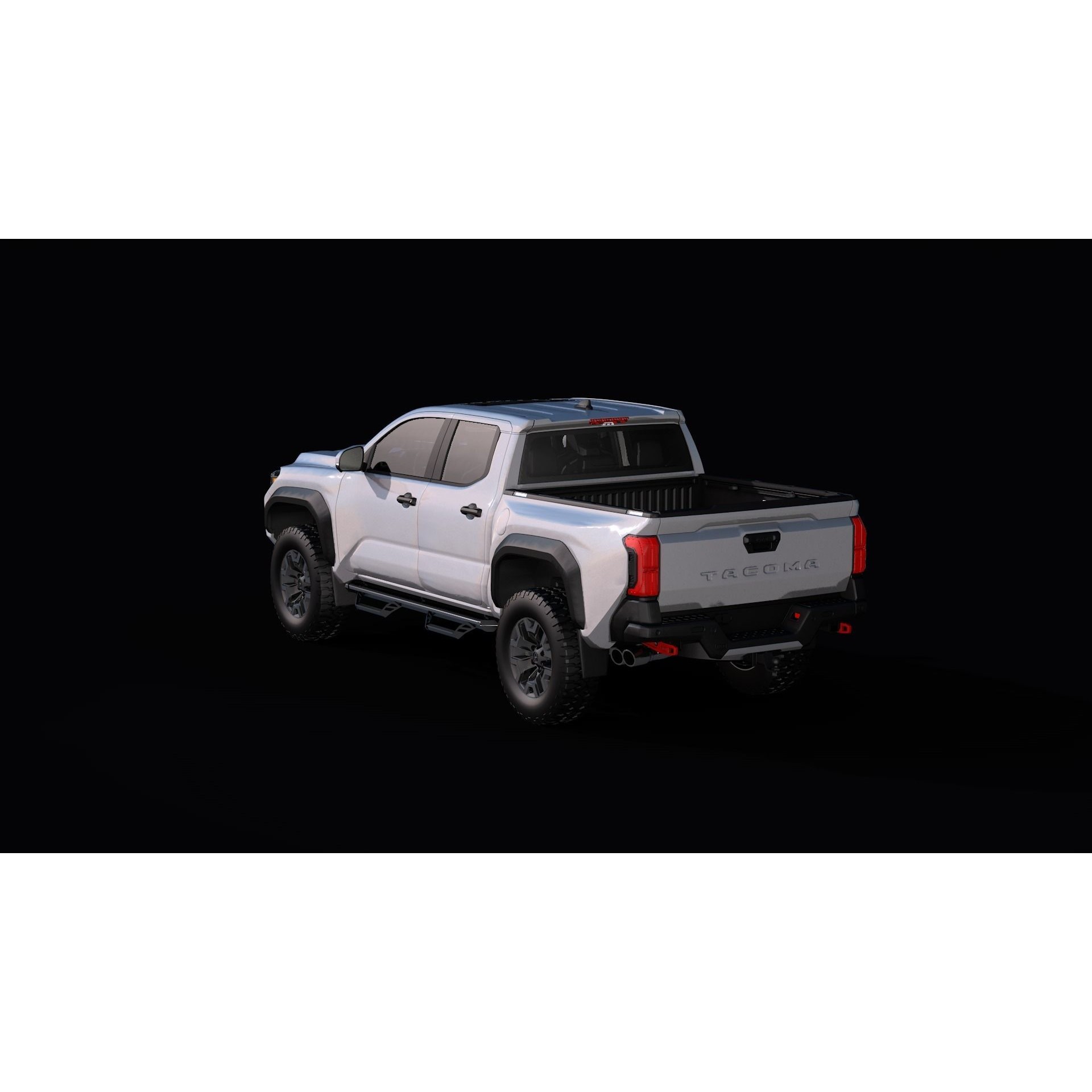 2024 Toyota Tacoma - Low-Poly Game-Ready 3D Model - View 7