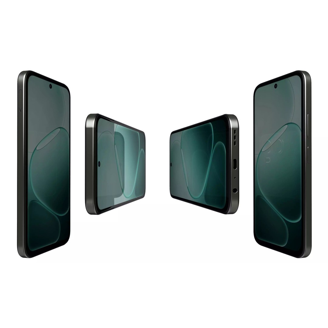OPPO A6v Black 3D Model – High Poly with PBR Textures, FBX - View 13