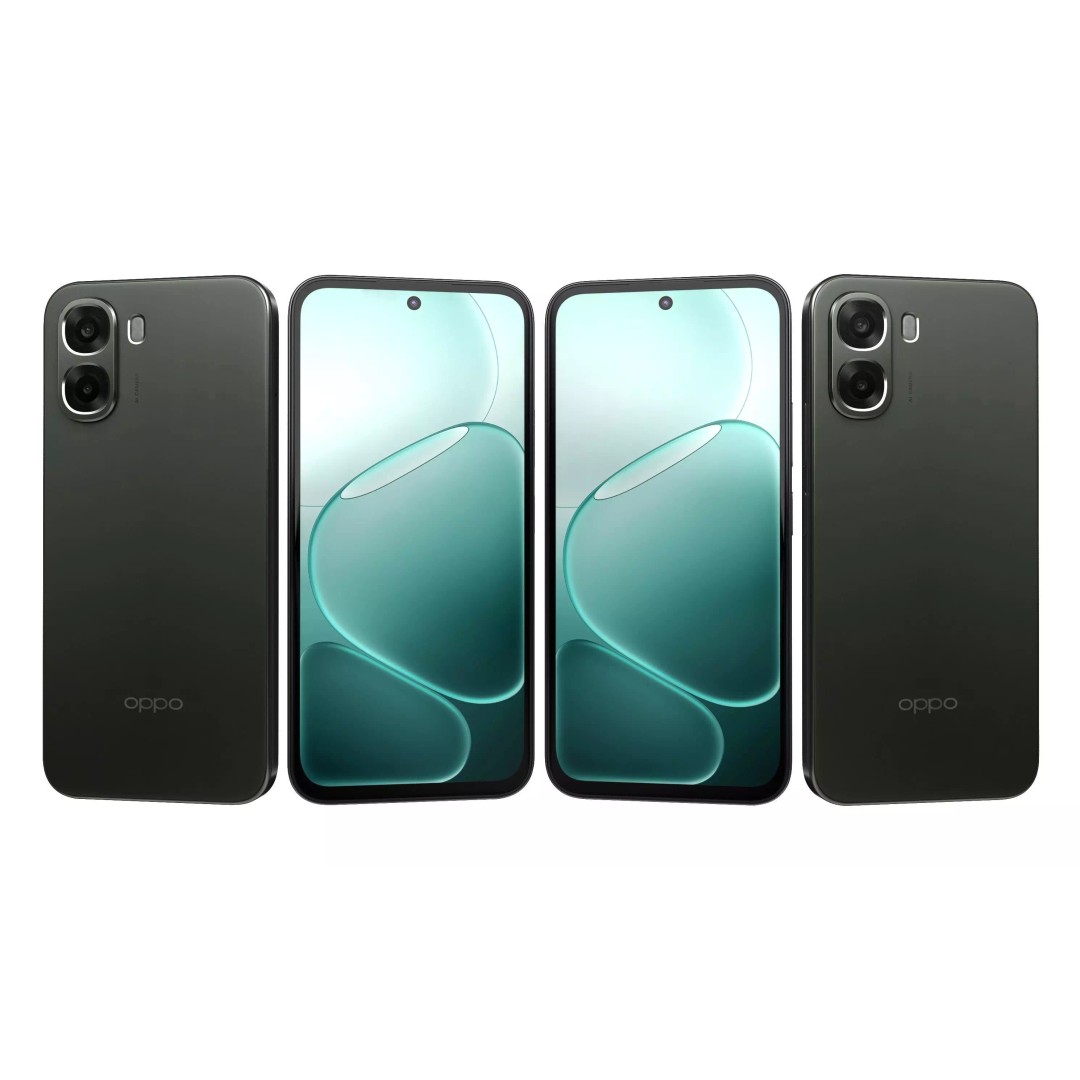 OPPO A6v Black 3D Model – High Poly with PBR Textures, FBX - View 15