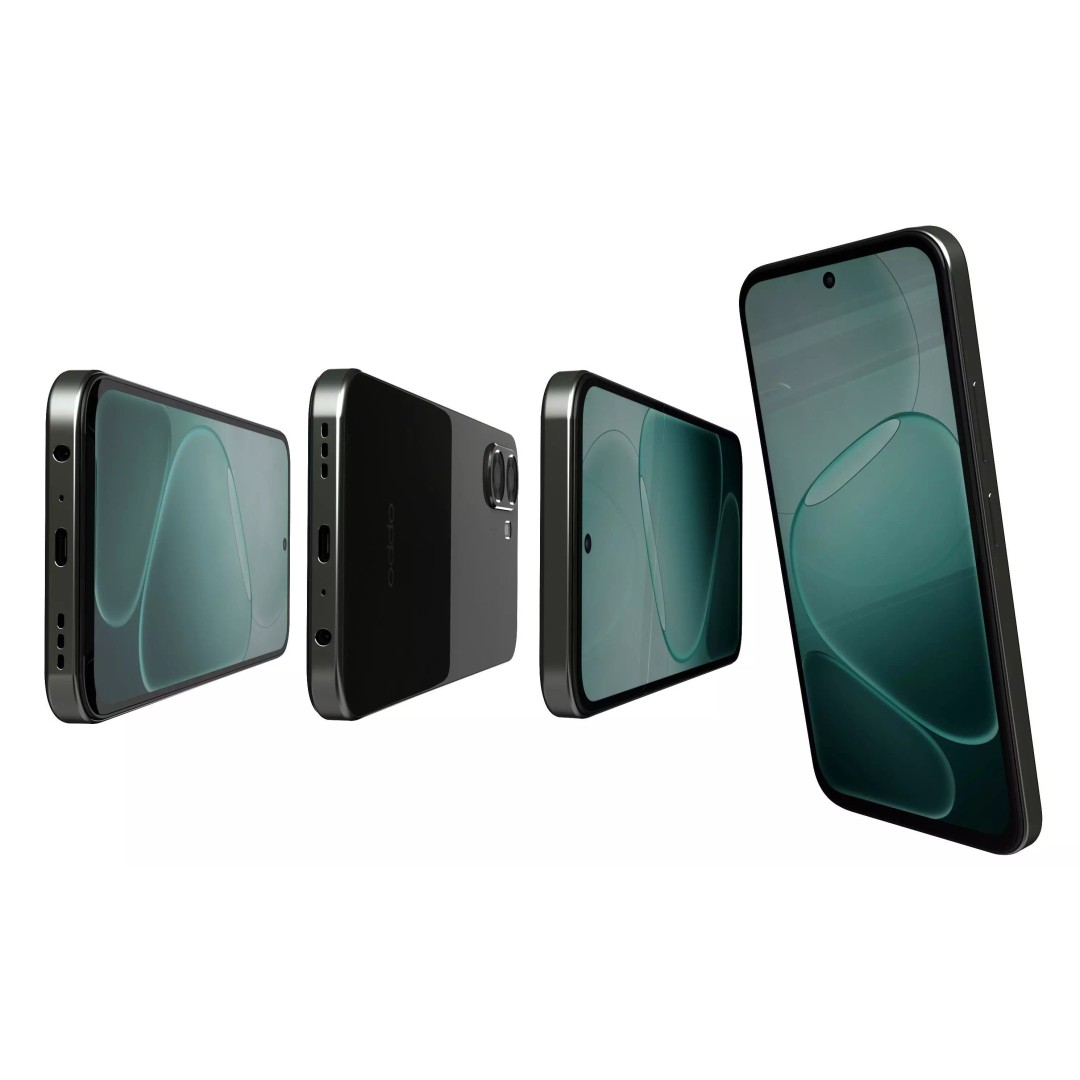 OPPO A6v Black 3D Model – High Poly with PBR Textures, FBX - View 16