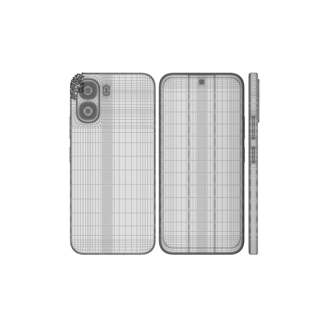 OPPO A6v Black 3D Model – High Poly with PBR Textures, FBX - View 18