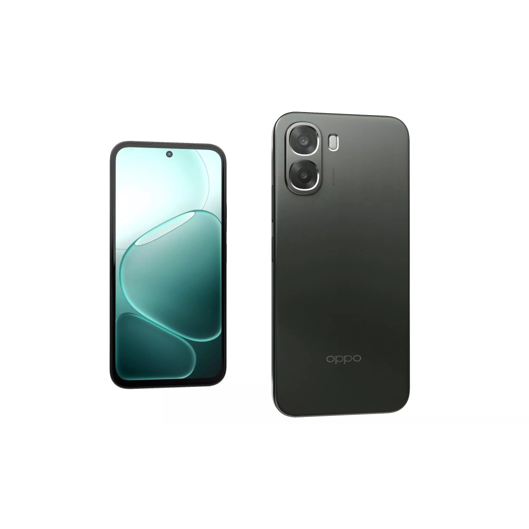 OPPO A6v Black 3D Model – High Poly with PBR Textures, FBX - View 2
