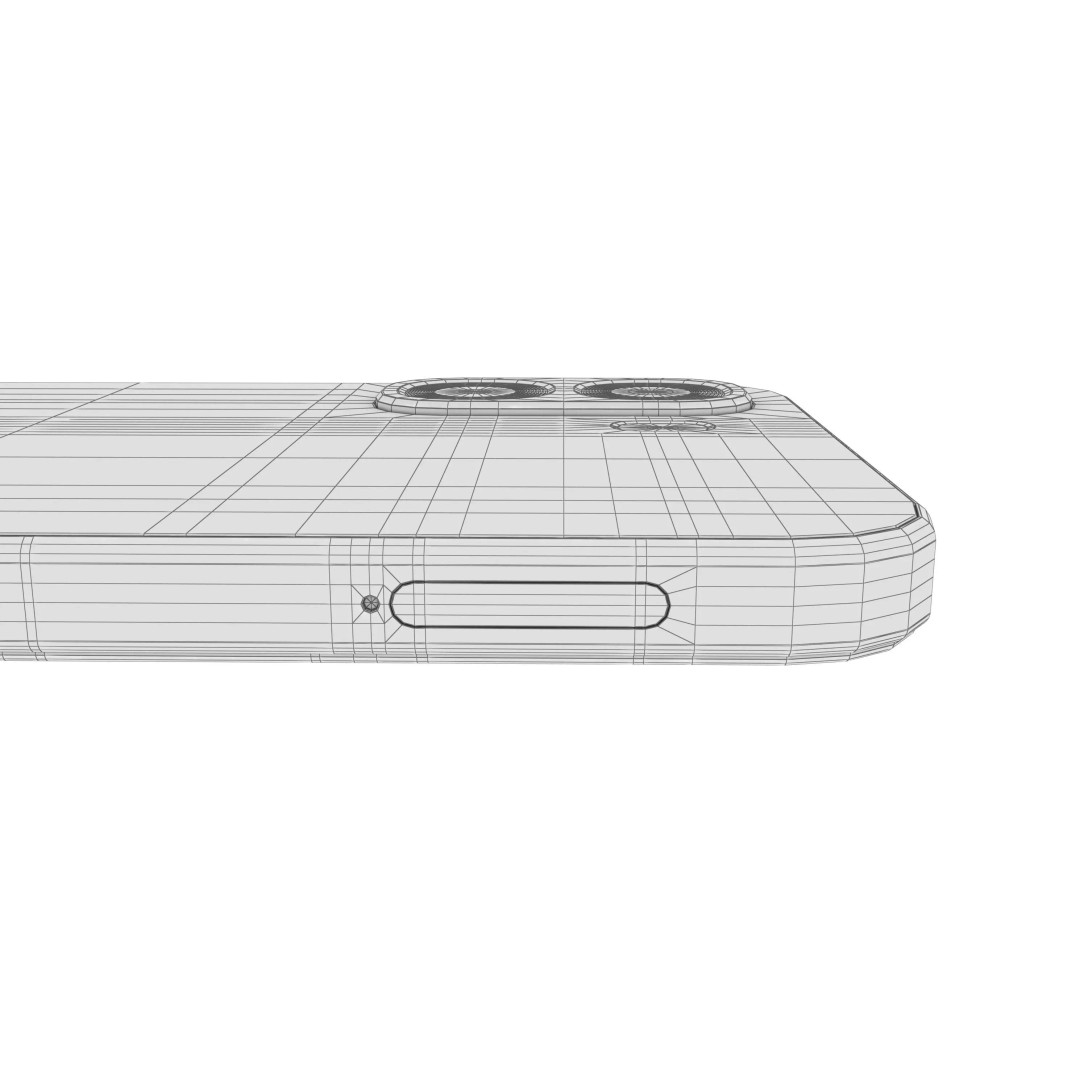 OPPO A6v Black 3D Model – High Poly with PBR Textures, FBX - View 20