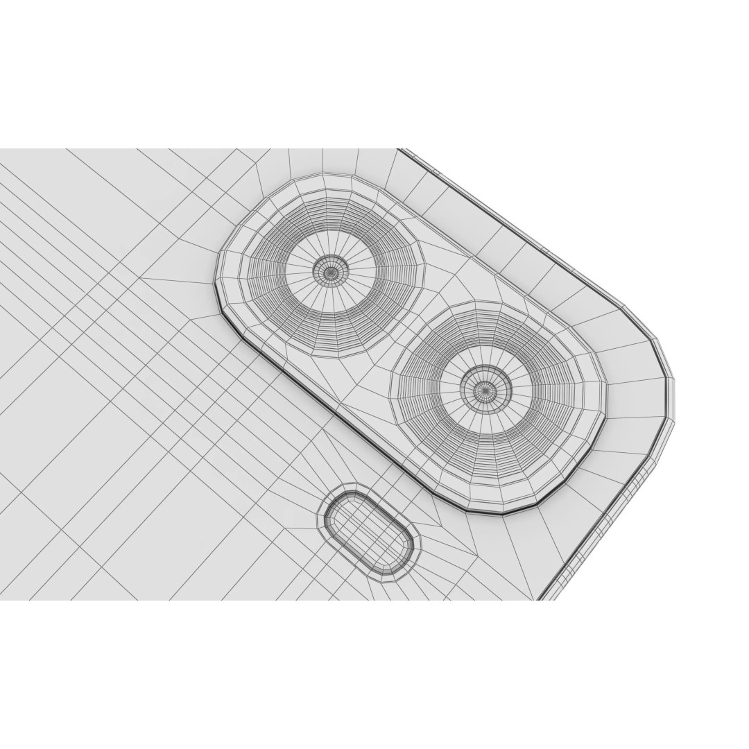 OPPO A6v Black 3D Model – High Poly with PBR Textures, FBX - View 22
