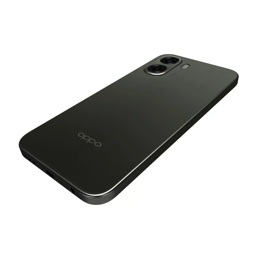 OPPO A6v Black 3D Model – High Poly with PBR Textures, FBX - View 3