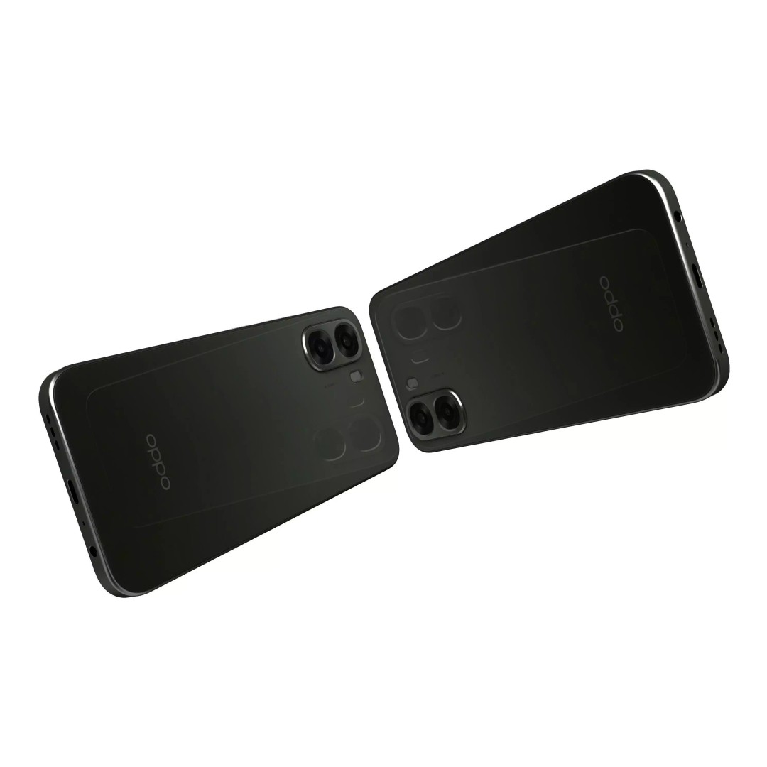 OPPO A6v Black 3D Model – High Poly with PBR Textures, FBX - View 5