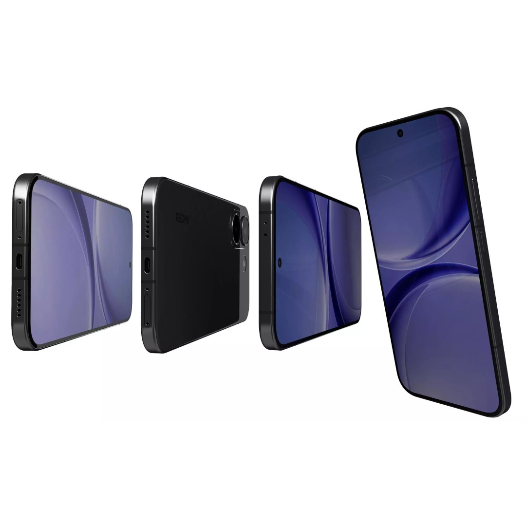 Xiaomi REDMI Turbo 5 3D Model – High Poly Phone Asset, 3DS Max - View 8