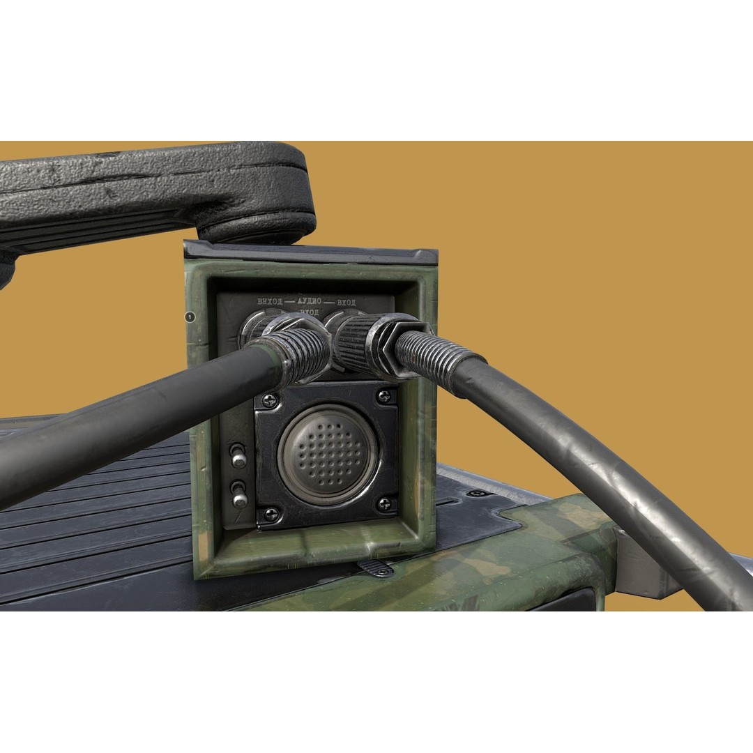 Military Radio 3D Model – Low Poly Game Ready Asset, PBR Textures - View 10