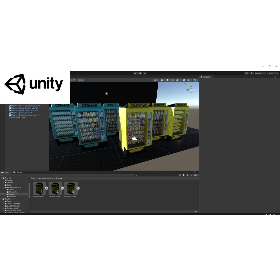 Vending Machine 3D Model – Low Poly Game Asset, PBR Textures - View 12