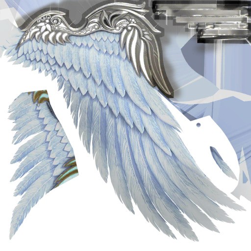 Angel Wings 3D Model – Low Poly Rigged Game Asset, FBX - View 5