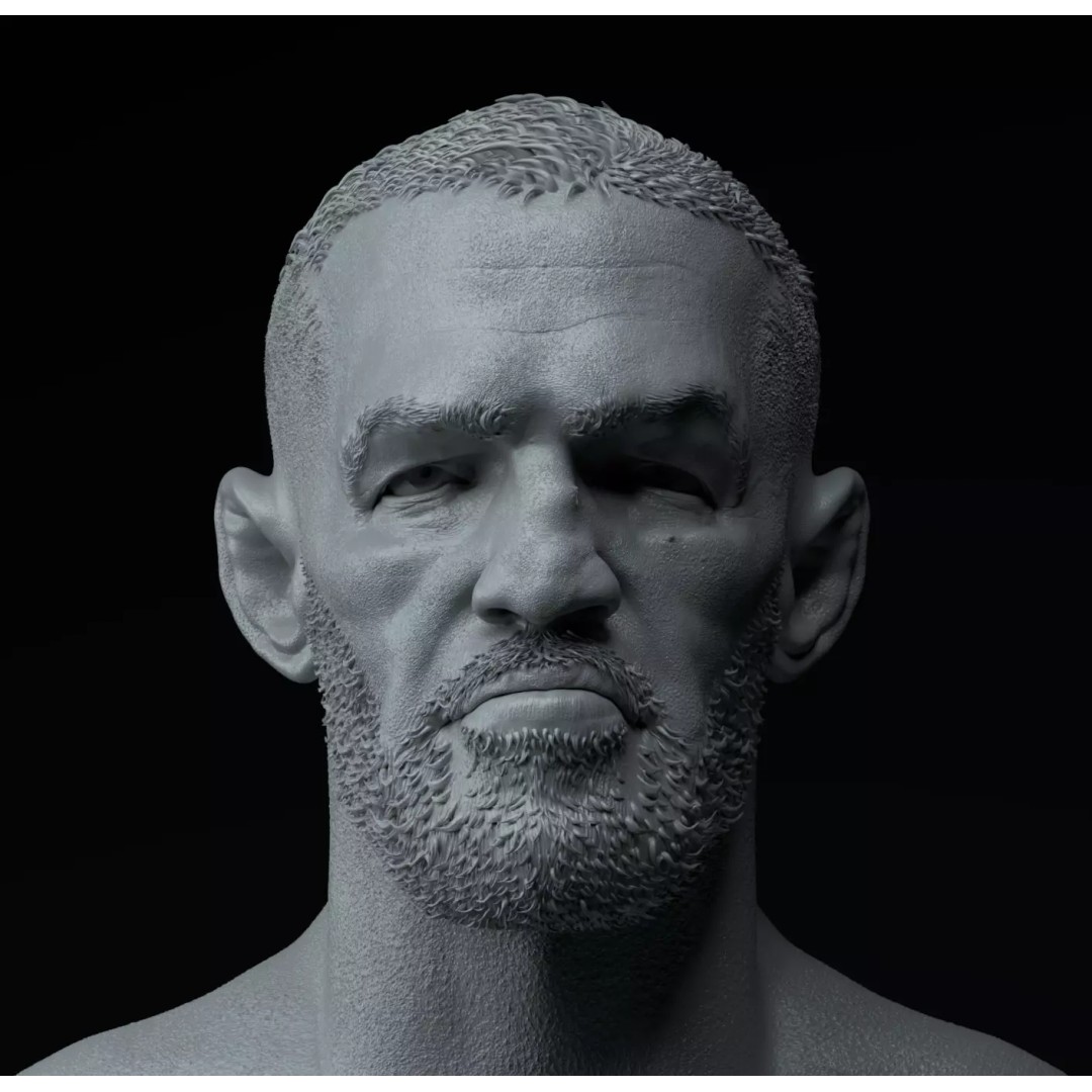 Conor McGregor 3D Model – Premium Trophy Diorama for Printing - View 11
