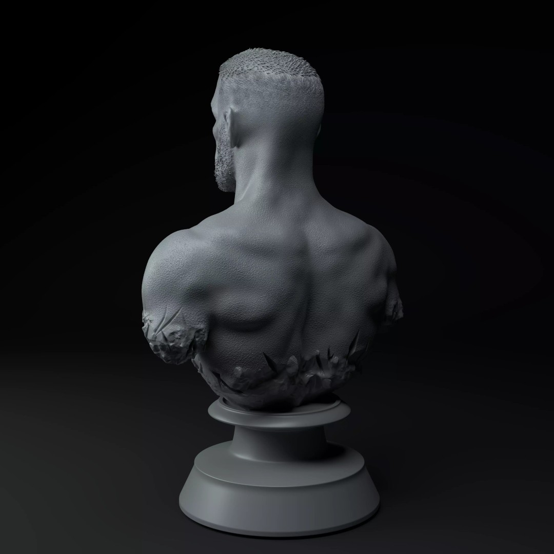 Conor McGregor 3D Model – Premium Trophy Diorama for Printing - View 6