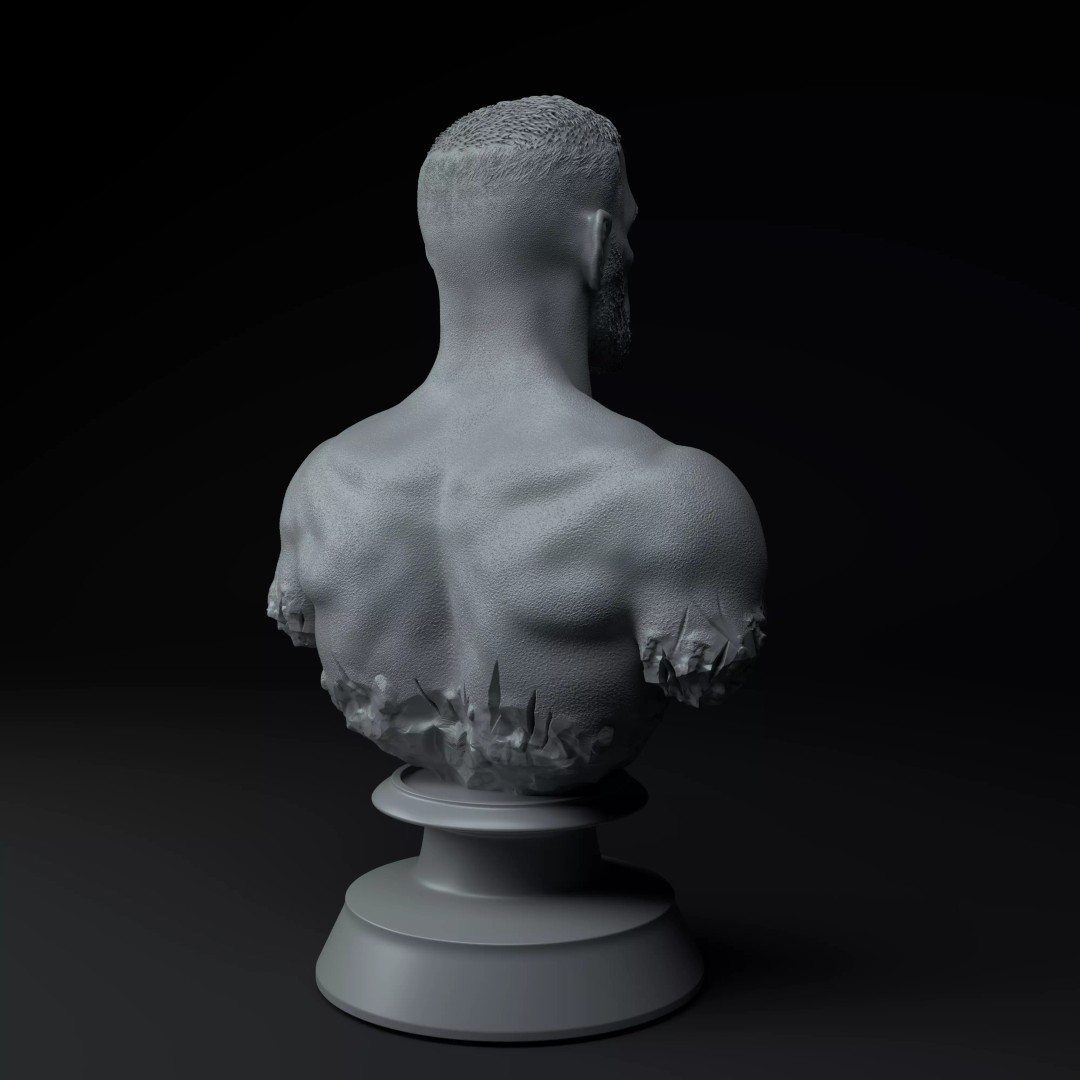 Conor McGregor 3D Model – Premium Trophy Diorama for Printing - View 8