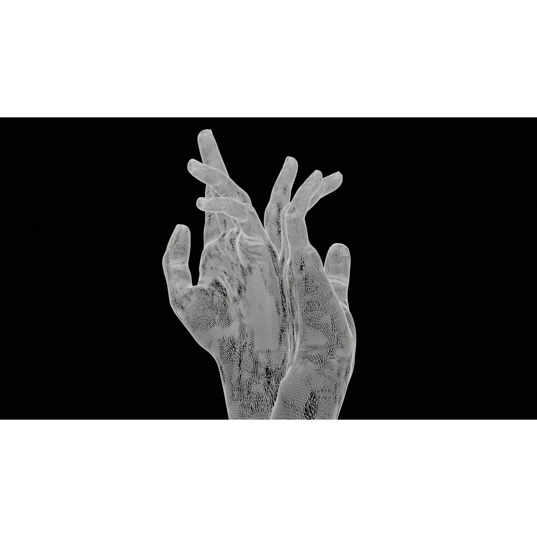 Realistic Hand 3D Model – Low Poly Character Asset, FBX, PBR - View 13