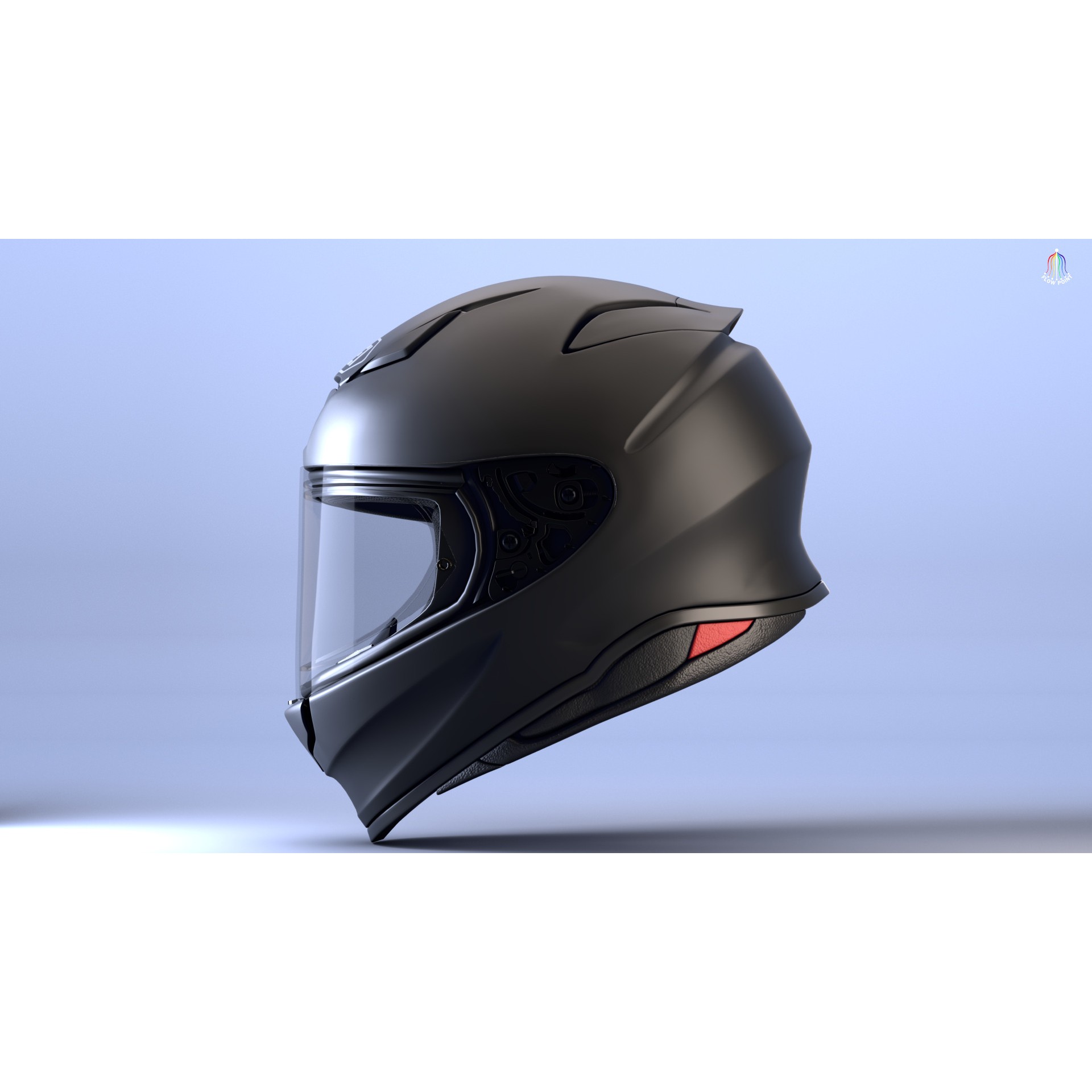 Shoei NXR2 Helmet - High-Detail Game-Ready 3D Model