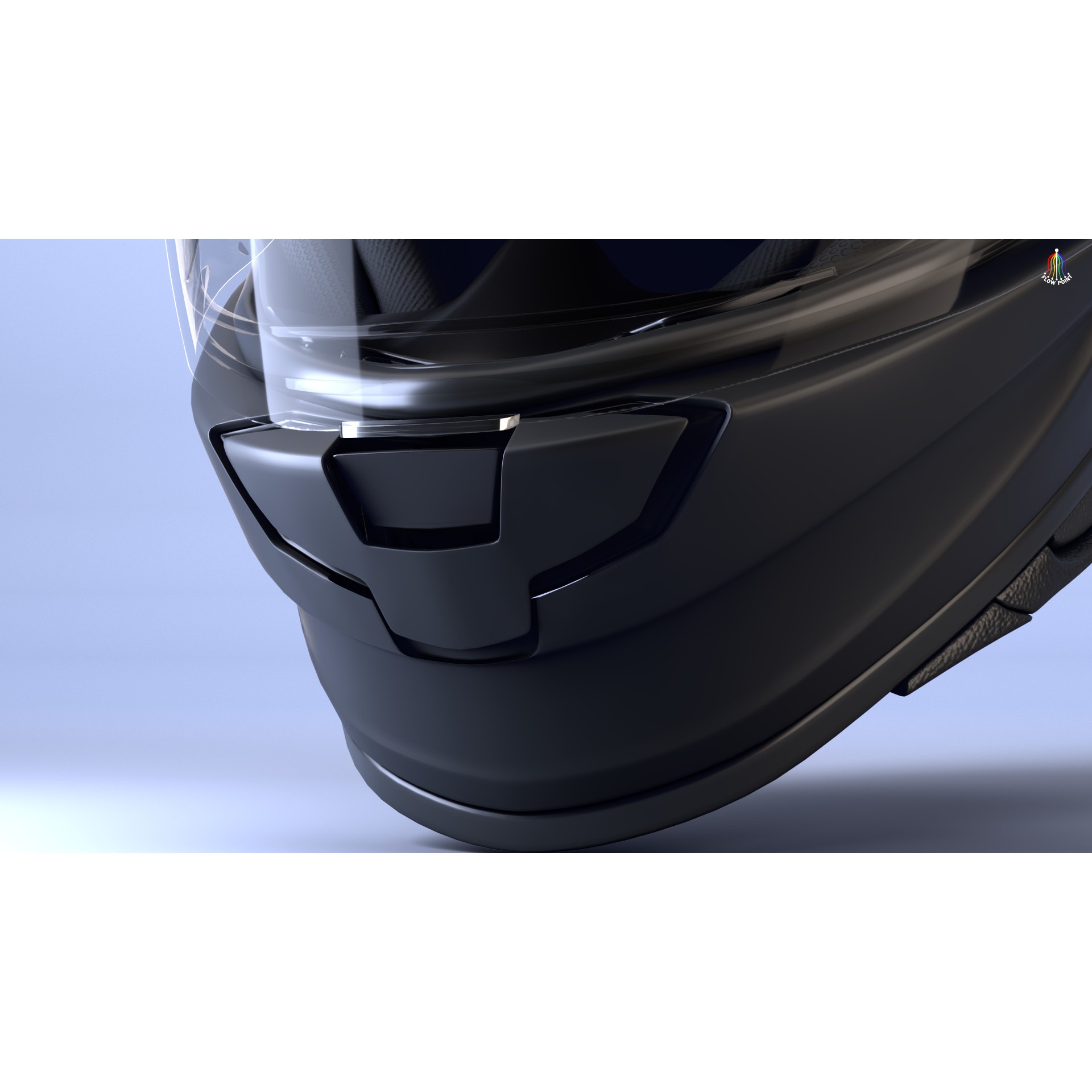 Shoei NXR2 Helmet - High-Detail Game-Ready 3D Model - View 11
