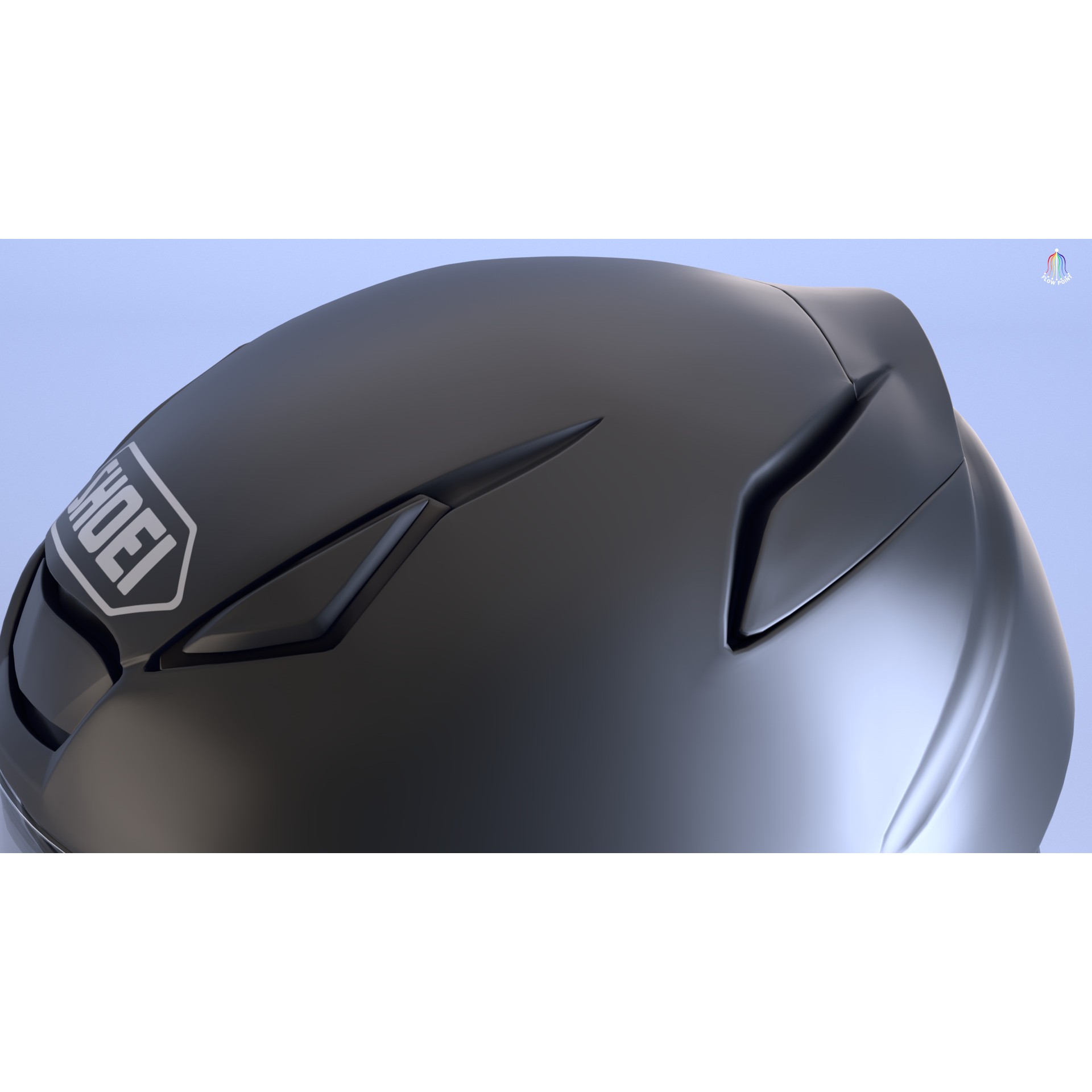 Shoei NXR2 Helmet - High-Detail Game-Ready 3D Model - View 18