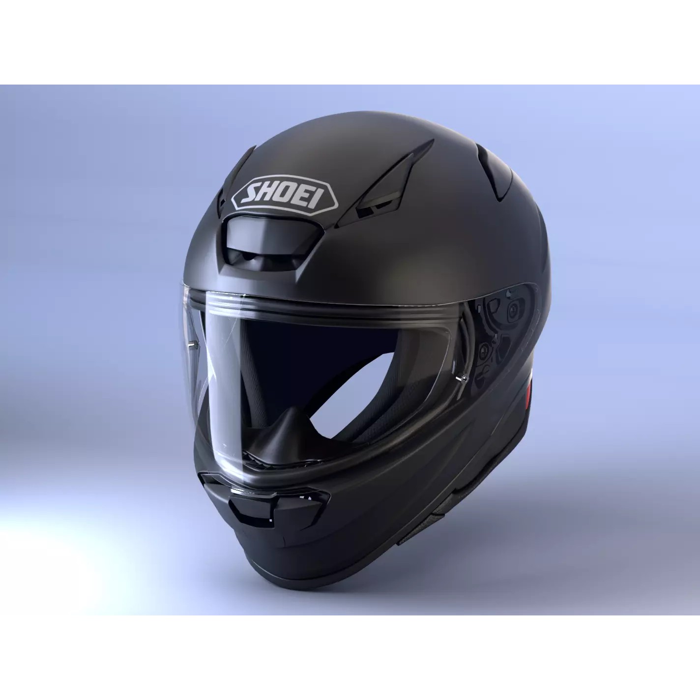 Shoei NXR2 Helmet - High-Detail Game-Ready 3D Model - View 2